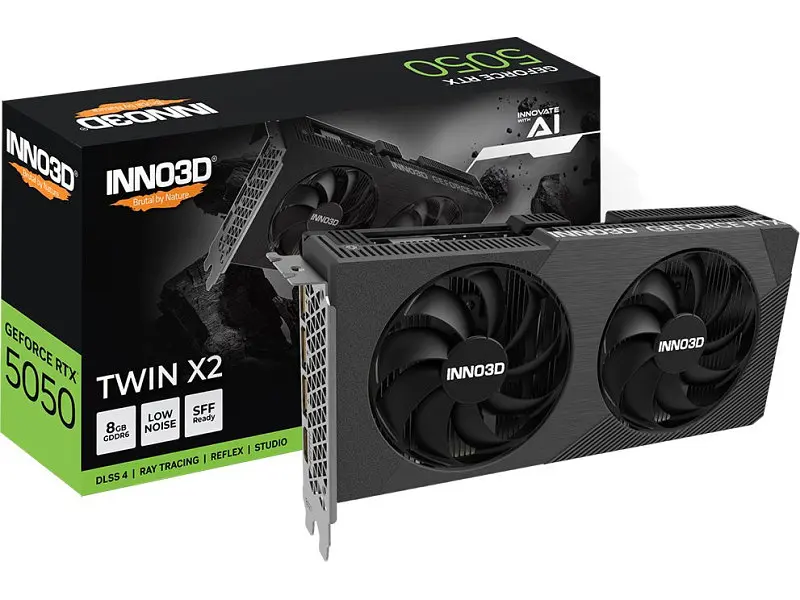 Відеокарта Inno3D GeForce RTX 5050 TWIN X2 (N50502-08D6-174071N) - фото 2
