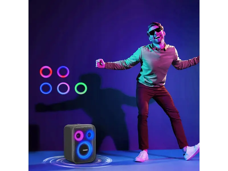 Портативна акустика Tronsmart Halo 200 Black (868659) - фото 6