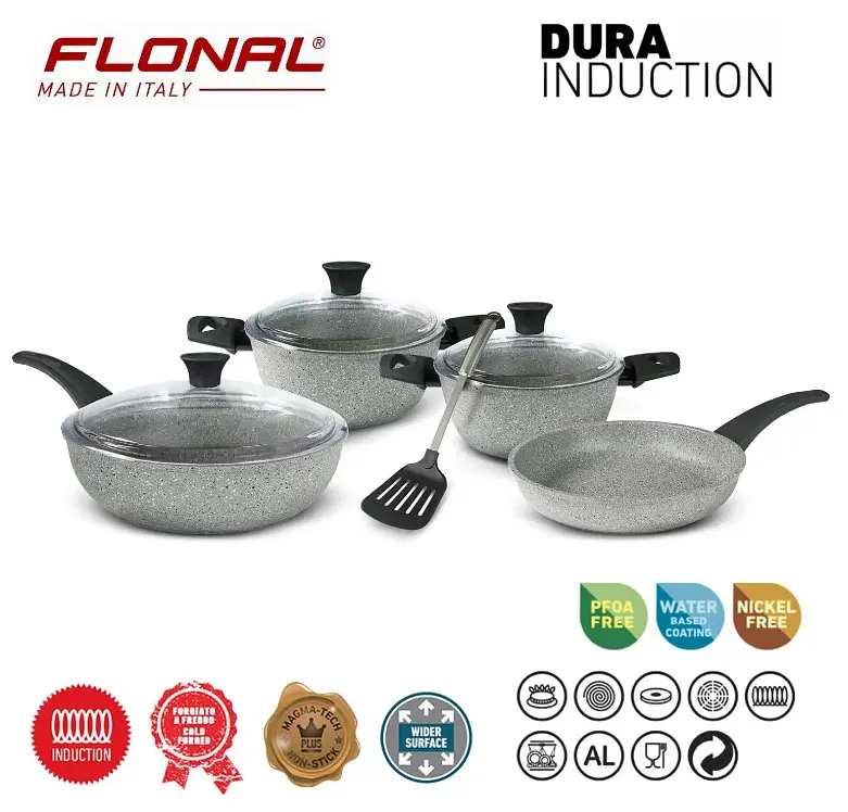 Набір посуду Flonal Dura Induction 8 предметів (DUISET08PZ) - фото 2