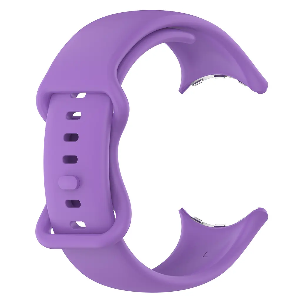 Силіконовий ремінець на смарт годинник Google Pixel Watch 41mm/2 41mm/3 41mm/4 41mm, Silicone, lilac, зі зручною застібкою, на фітнес браслет, ArmorStandart (ARM75413) - фото 3