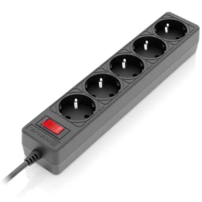 Мережевий фільтр живлення REAL-EL RS-Protect 505, 1.8m, black (EL122300044) - фото 7