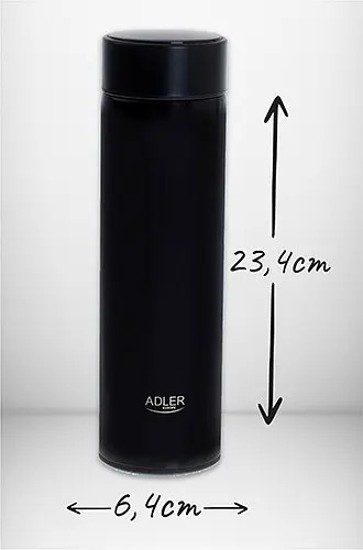 Термос Adler AD 4506 black LED 473 мл - фото 6