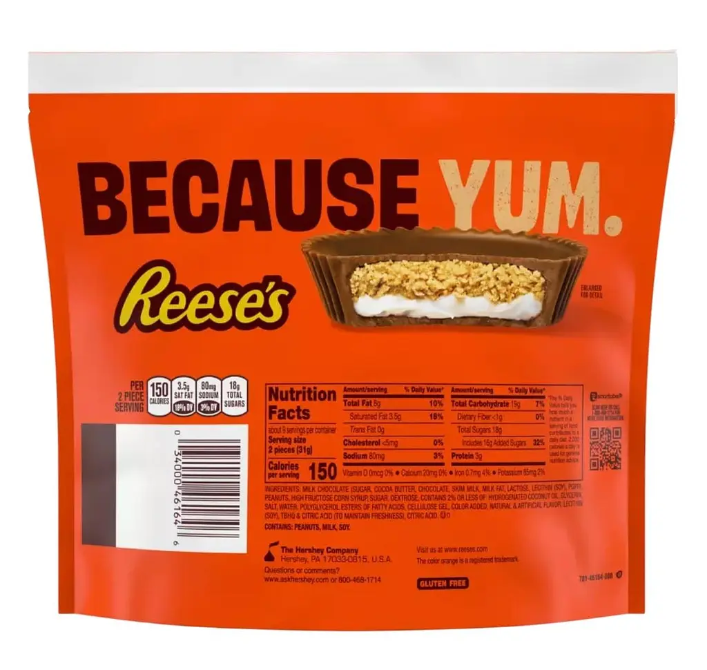 Шоколадні цукерки Reese's Marshmallow Peanut Butter Cups 265г - фото 5