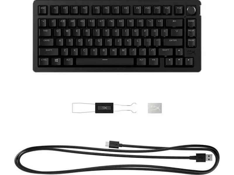 Клавіатура HyperX Alloy Rise 75 PBT HX Red USB Black (7G7A4AA) - фото 5