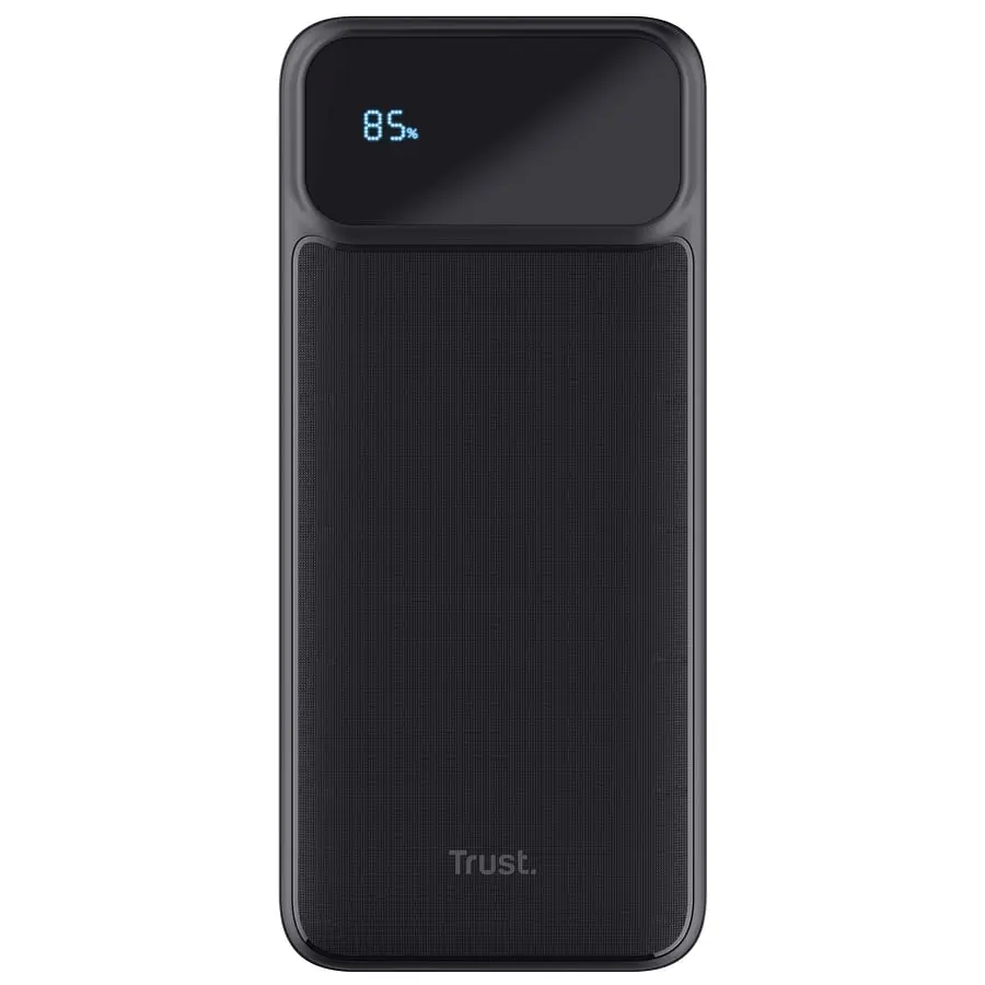 Акумулятор портативний літій-іонний power bank Trust Avala, 20000мА·рік, 2хUSB-A/USB-C, 20W, PD/QC 3.0, чорний - фото 3