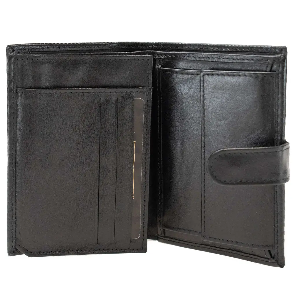 Портмоне чоловіче шкіряне Semi Line RFID Black (P8270-0) - фото 4
