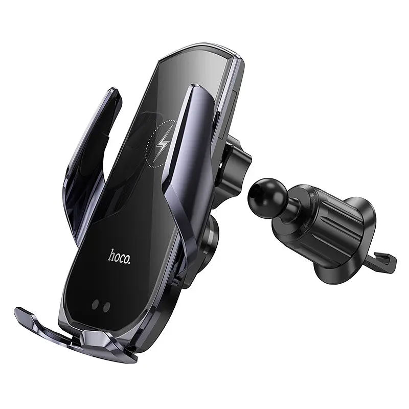 Автодержатель с БЗП Hoco CA202 Plus Black - фото 3