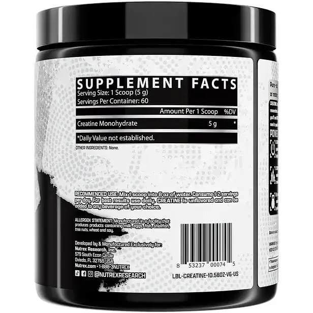Креатин Nutrex Research Creatine 300 г - фото 3