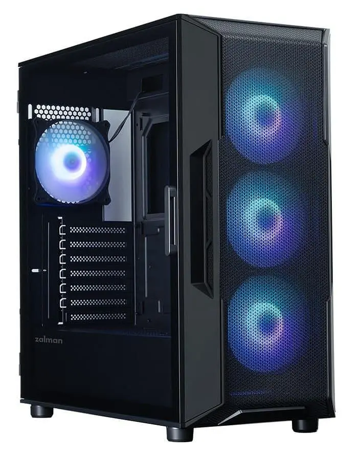 Корпус Zalman I3 Neo ARGB V2 из закаленного стекла без блока питания, черный (I3NEOARGBV2BLACK) - фото 4
