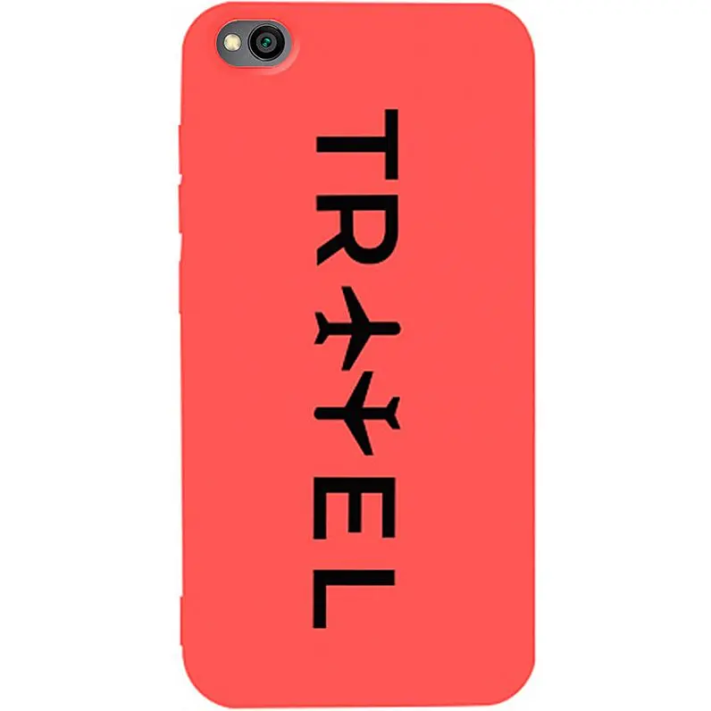 Чохол-накладка Toto Matt TPU 2 mm Print Case Xiaomi Redmi Go #45 Travel Orange
