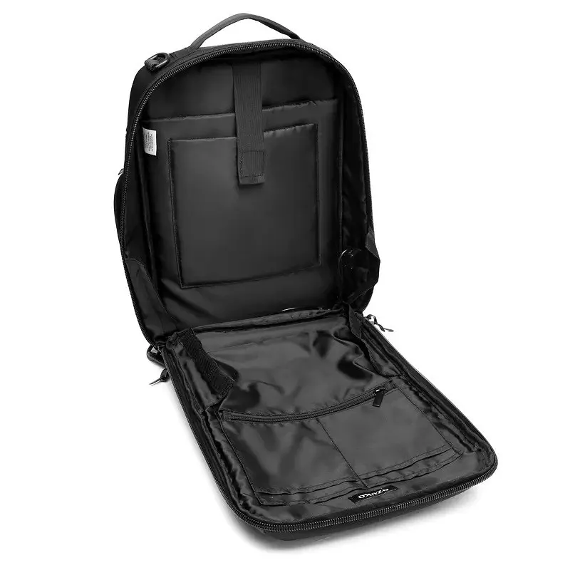 Рюкзак городской Ozuko 9490S 9л с отделением для ноутбука до 15,6" Black (16211) - фото 4