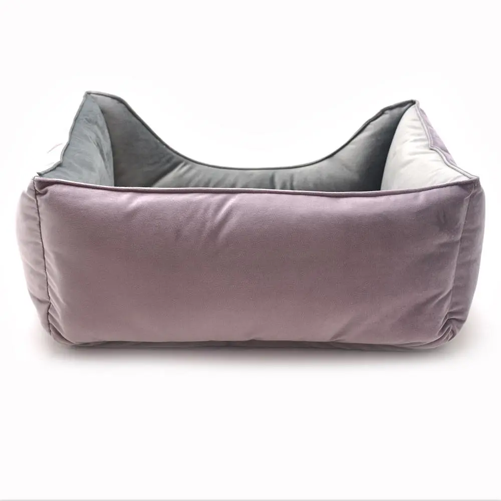 Лежак для котів та собак Zoo-hunt Бартон прямокутний рожевий №2 40х50х22 см - фото 3