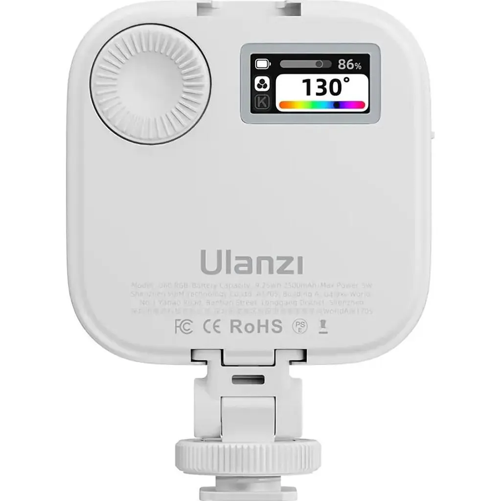 Накамерне світло Ulanzi U60 RGB White (L026GBW1) [146690] - фото 6