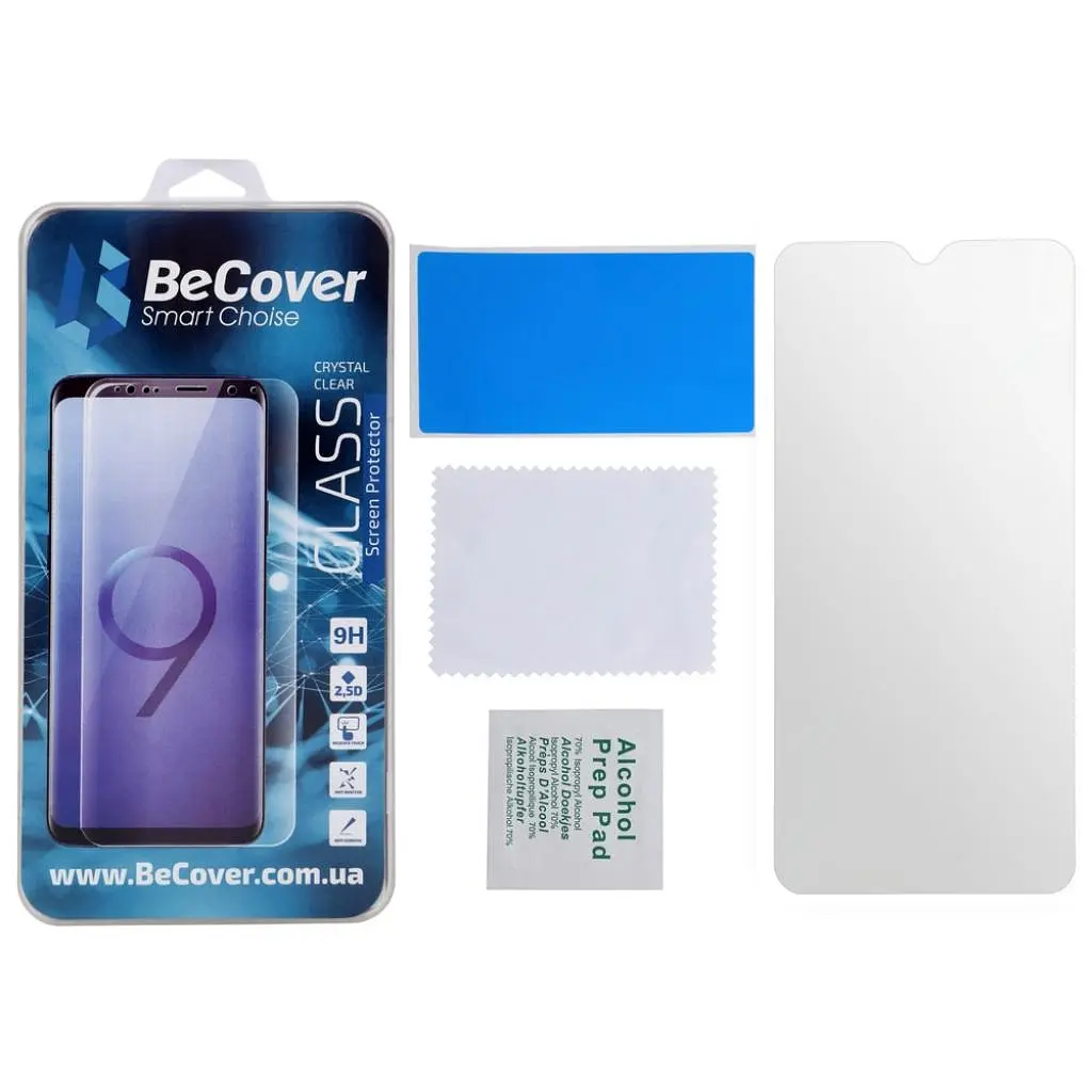 Скло захисне BeCover Xiaomi Redmi Note 9S / Note 9 Pro / Note 9 Pro Max Crystal C (704836) - фото 2