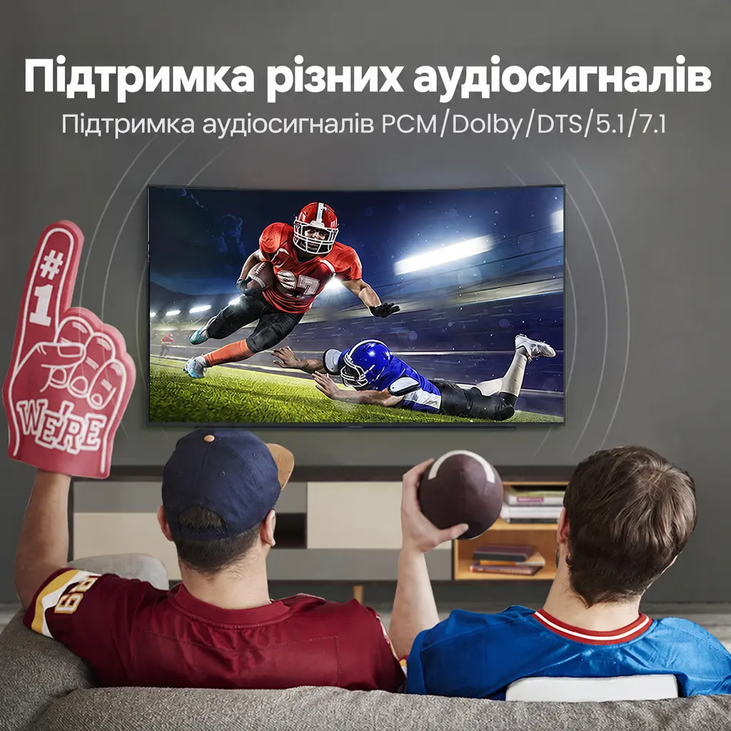 Оптический аудиокабель UGREEN AV122 1,5 м тослинк Toslink штекер на Toslink штекер S/PDIF с фиксаторами штекеров чёрный (70891) - фото 13