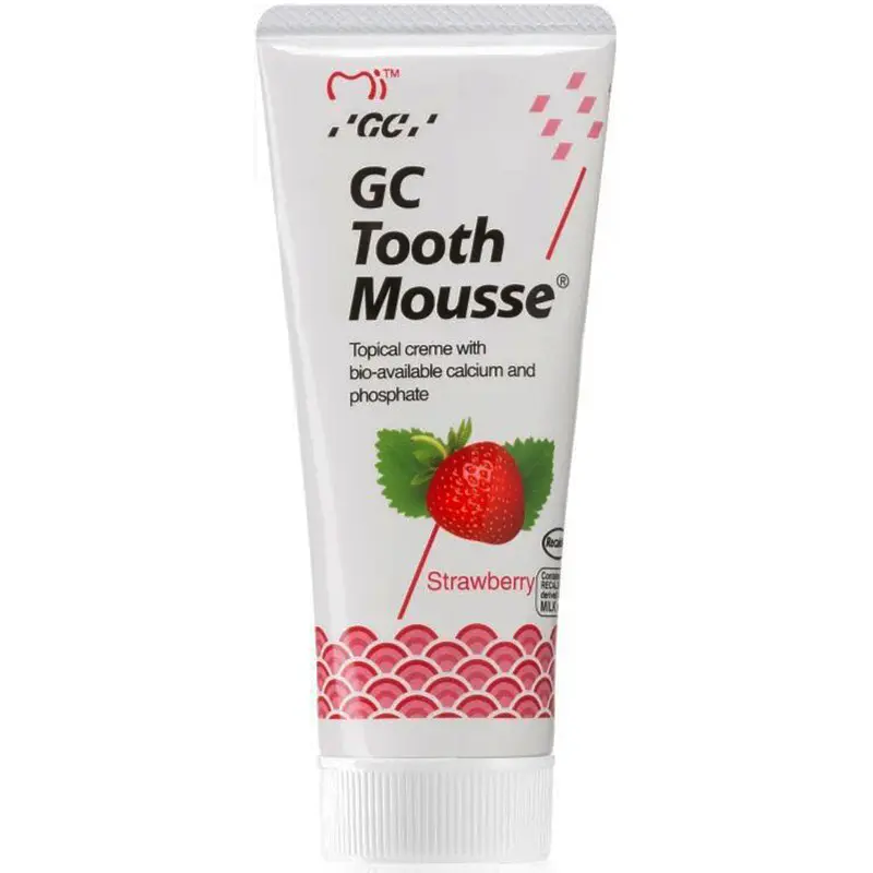 Крем для зубів GC Tooth Mousse полуниця 35 мл - фото 2