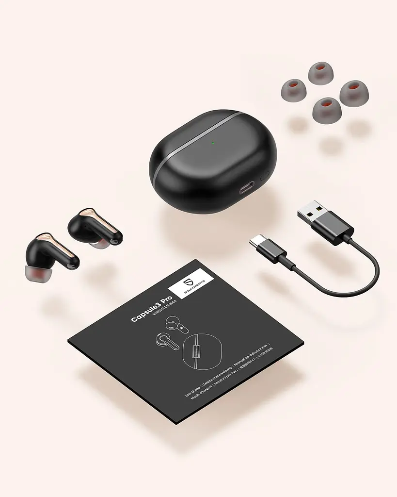 TWS-навушники SoundPEATS Capsule 3 Pro black - фото 5