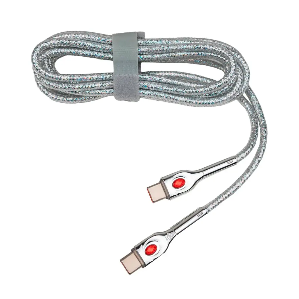 Кабель LogicPower C652MC USB Type-C – USB Type-C 65W с быстрой зарядкой QC 2 м - фото 2