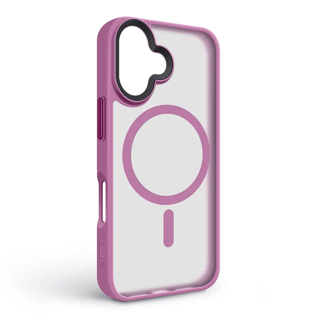 Чехол для Apple iPhone 16, Uniq MagCase, розовый, противоударный, панель-накладка с MagSafe, ударопрочный TPU+PC, с магнитом MagSafe, поддержка полноценной беспроводной зарядки, ArmorStandart (ARM79499) - фото 2