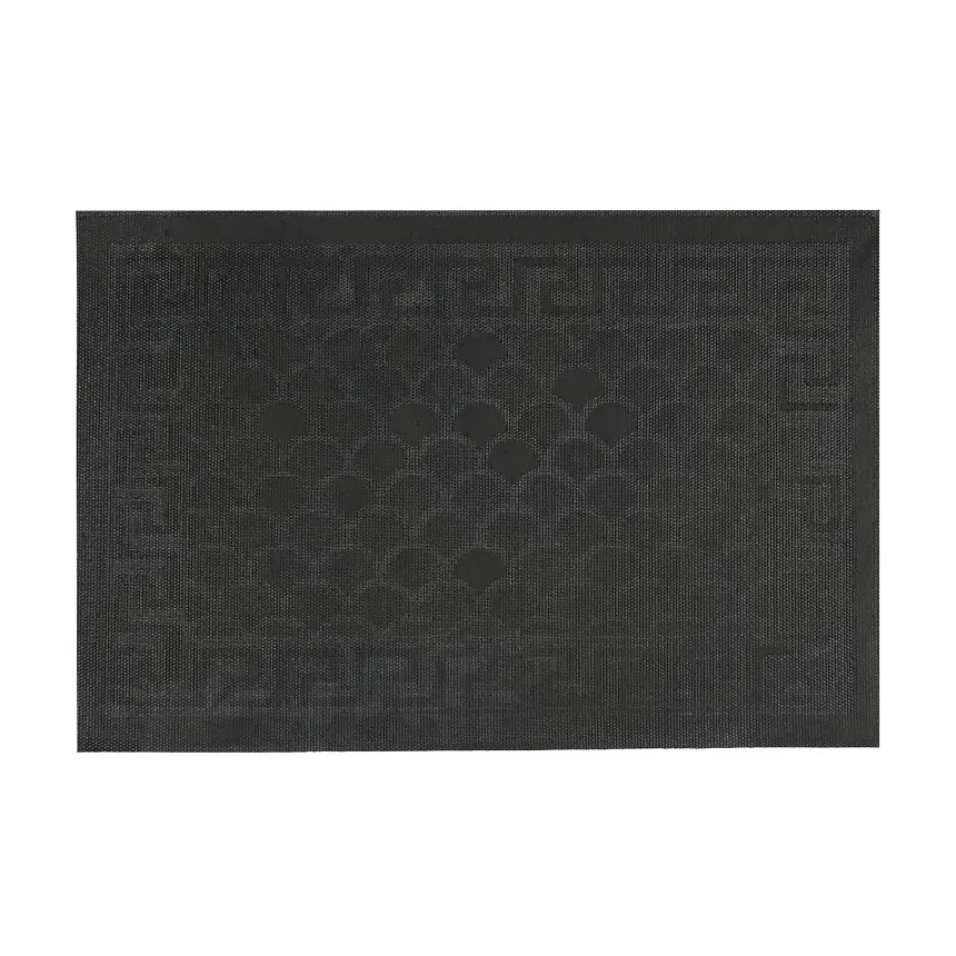 Килимок придверний Eco Fabric Луска без кромки чорний 40 х 60 см (4060-001) - фото 2