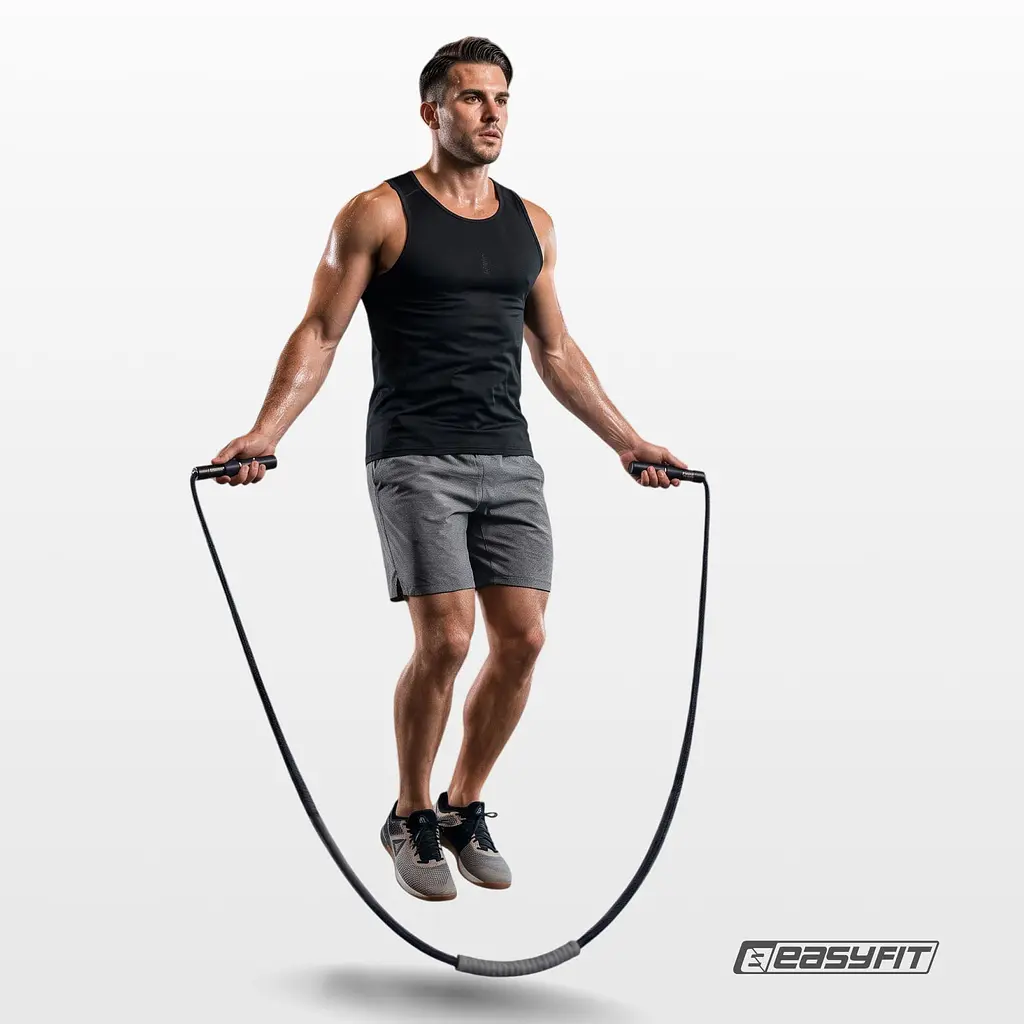 Швидкісна скакалка для боксу 2 в 1 EasyFit CrossPower - фото 2