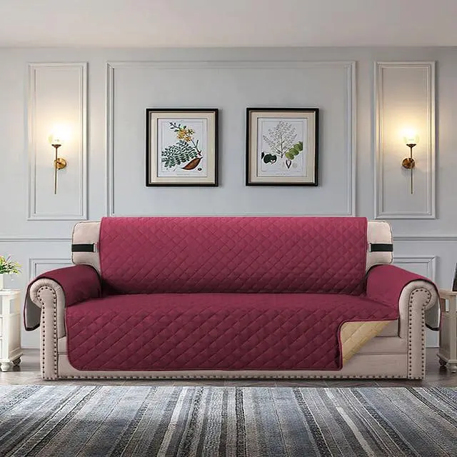 Високоякісний водонепроникний чохол на диван Modern Sofa Cover Bordo M