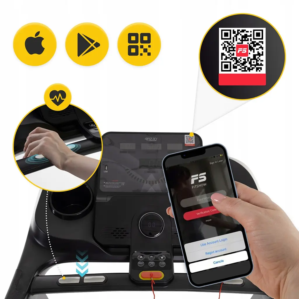 Беговая дорожка 4FIZJO TM Nero S (P-5907739319319) - фото 8