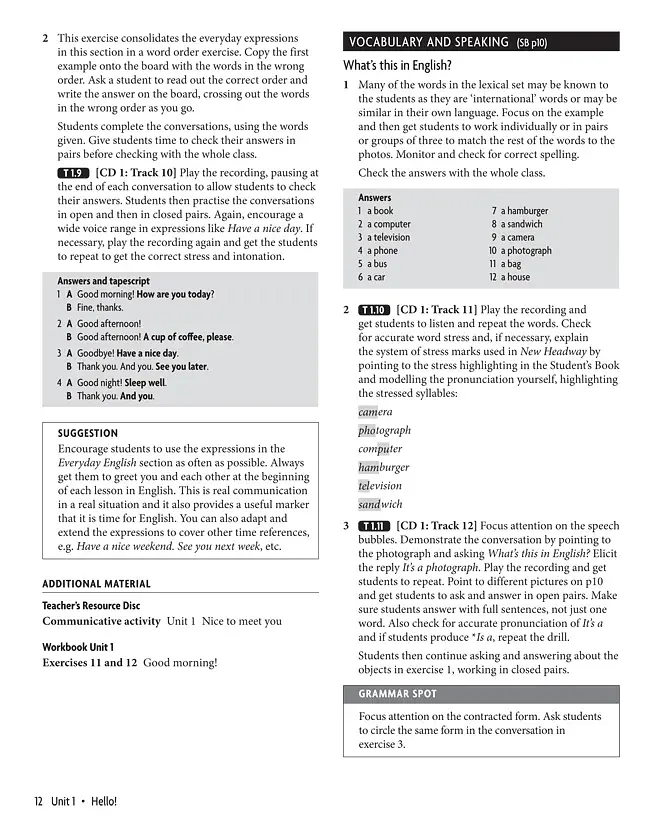 New Headway Beginner. Teacher's Book and Teacher's Resource Disc - фото 7