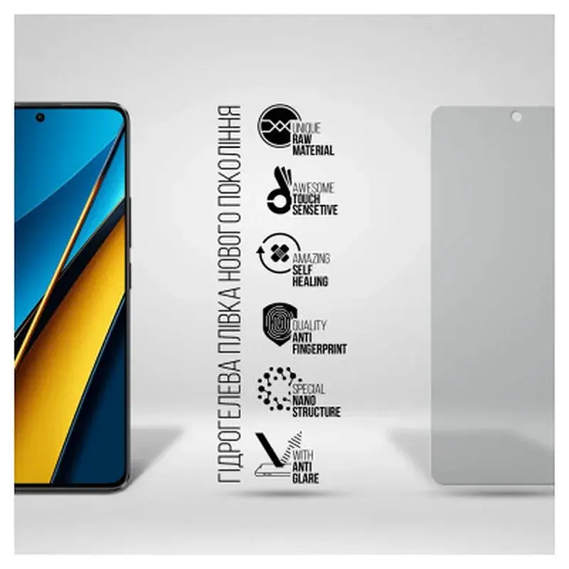 Плівка захисна Armorstandart Matte Xiaomi Poco X6 5G (ARM73476) - фото 2