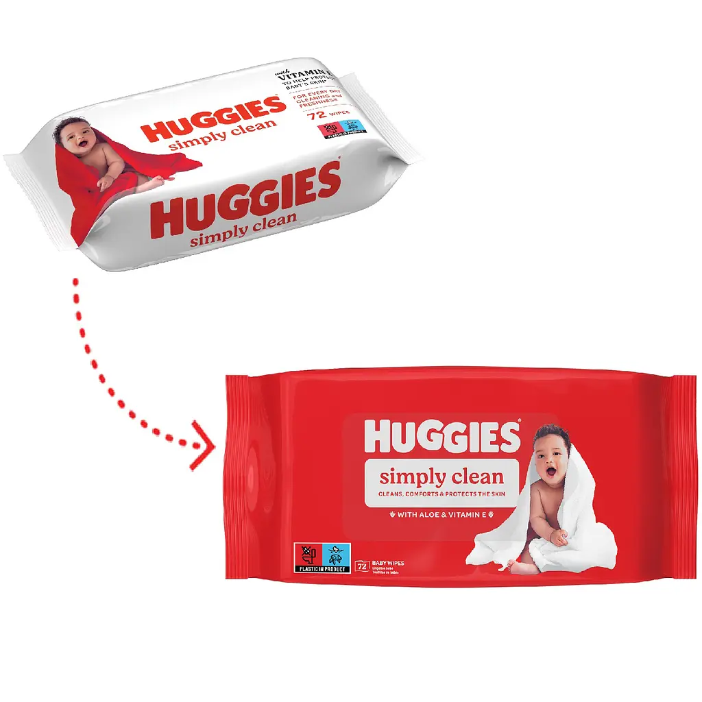 Вологі серветки Huggies Simply Clean 72 шт. - фото 3