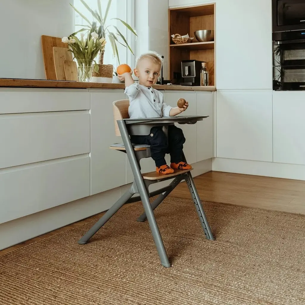 Стільчик для годування Kinderkraft Livy Calmee Happy Sahapes з шезлонгом (5902533925483) - фото 15