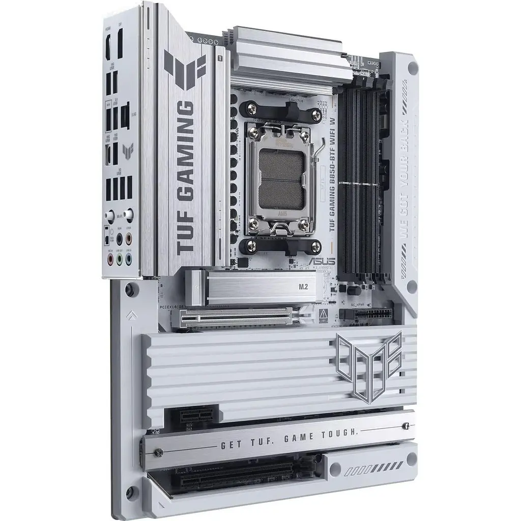 Материнська плата ASUS TUF GAMING B850-BTF WIFI WHITE (TUF GAMING B850-BTF WIFI W) (Socket AM5, AMD B850, ATX) - фото 2