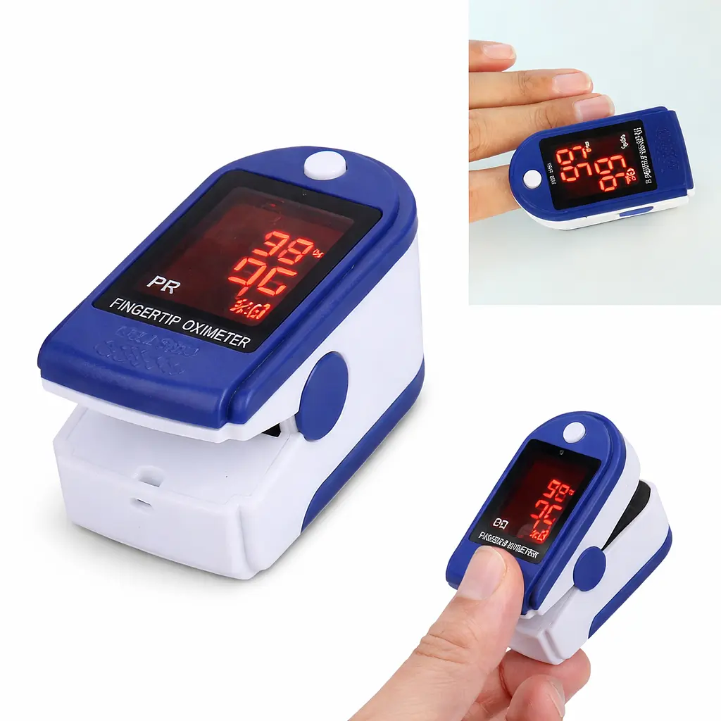 Пульсоксиметр на палец Fingertip Pulse Oximeter - фото 2