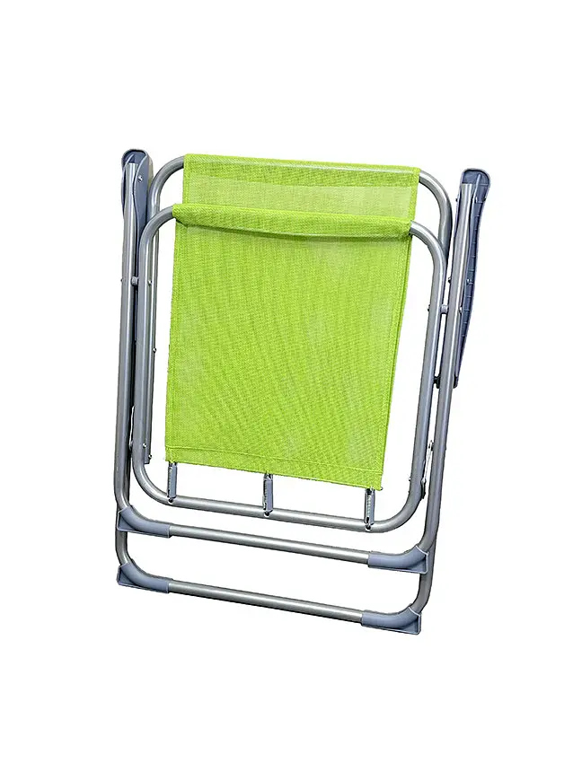 Складний стілець Levistella GP20022306 LIME зелений для дачі висота 75 см допустиме навантаження 100 кг - фото 3