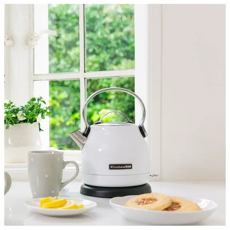 Электрочайник KitchenAid Classic 5KEK1222EWH белый 1.25 л (00000023701) - фото 8