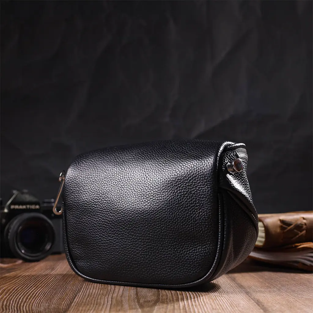 Жіноча шкіряна сумка Vintage 20х13х8.5 см sum0022722 - фото 7