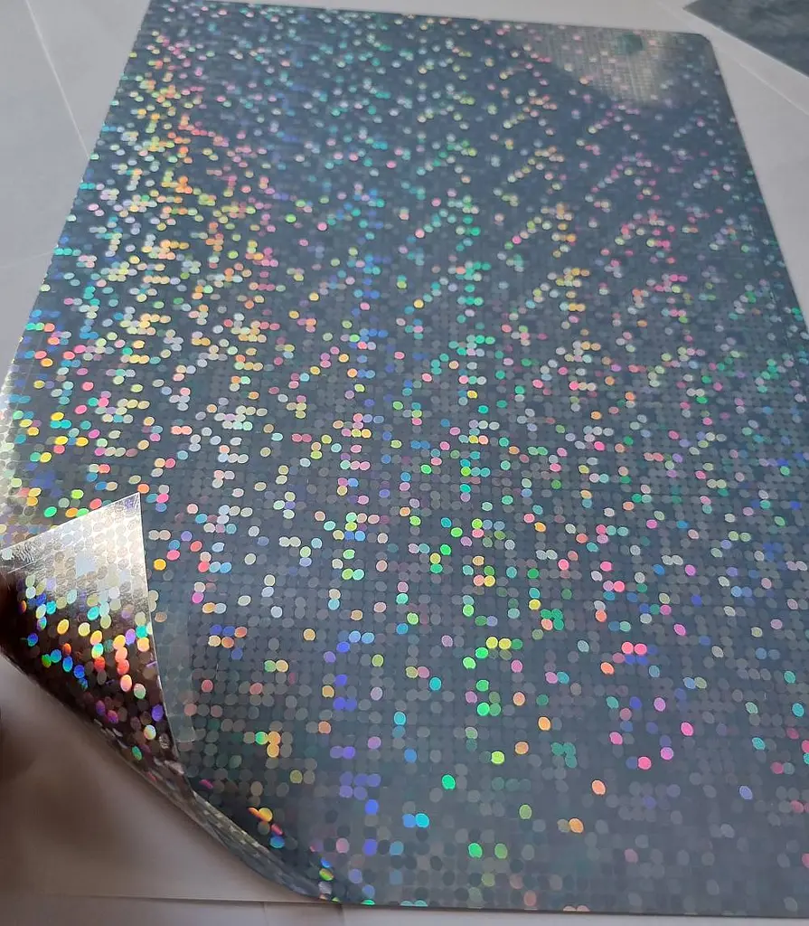 Плівка для друку Galaxy А4 80 мкм Big Bubble Holografic PET 20 шт Прозорий (11103) - фото 3