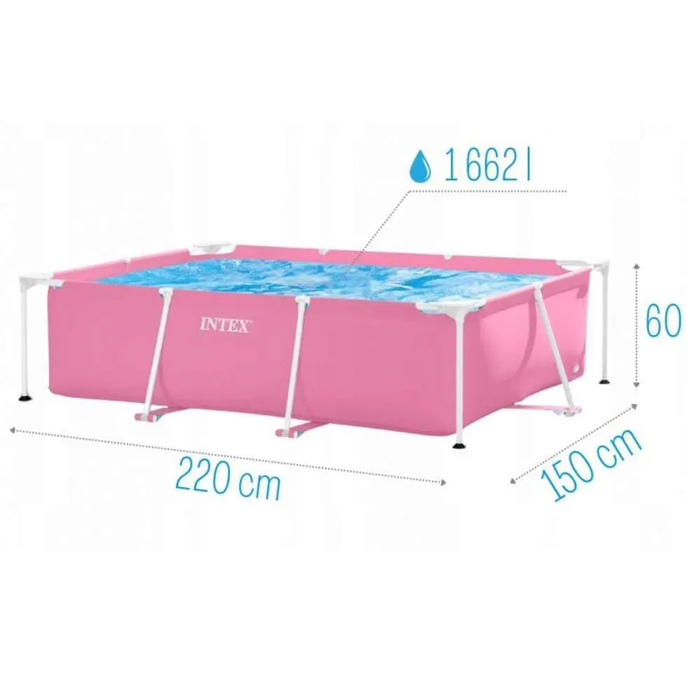 Каркасний Прямокутний Басейн для Дачі Intex 220 x 150 x 60 см. - фото 7