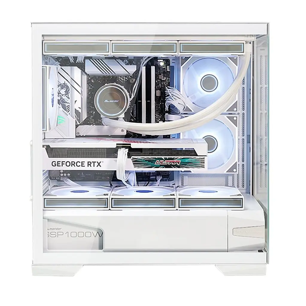 Корпус ALmordor QX25M LCD без БП White (ALQX25MWH_LCD) - фото 2