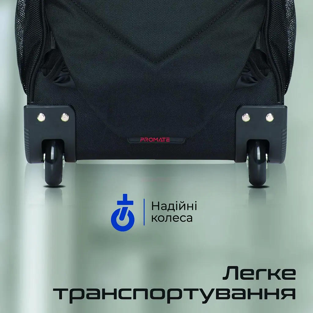 Рюкзак для ноутбука Promate 15.6 (compact-tr.black) - фото 3