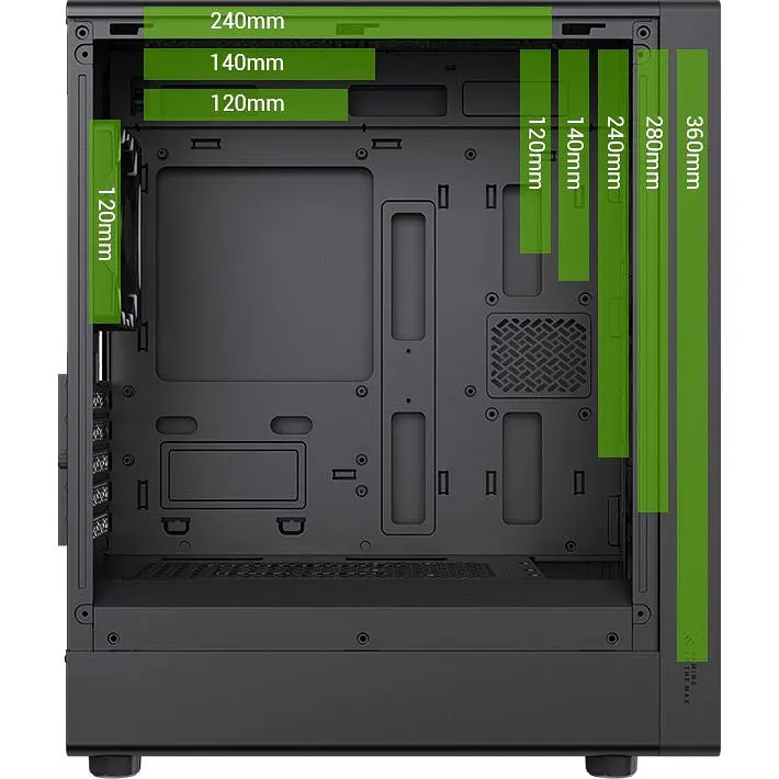 Корпус GameMax Aeris 330 MB Black [166169] - фото 8