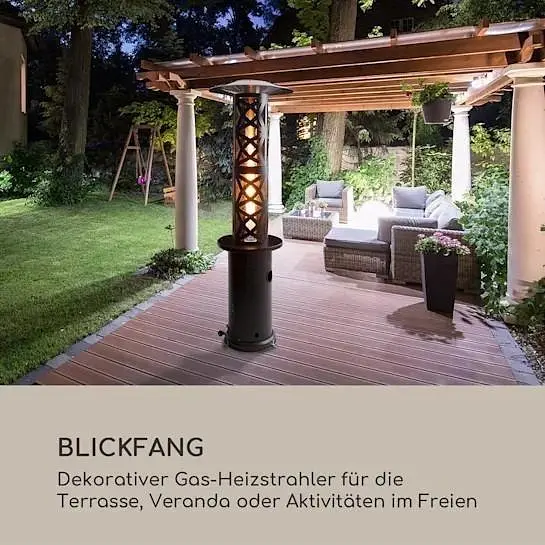 Газовый обогреватель керамический Blumfeldt Goldflame Style (10035140) - фото 2