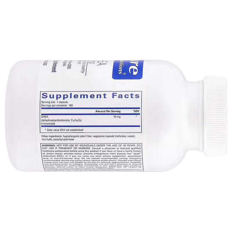 Дієтична добавка Pure Encapsulations DHEA 10 мг 180 капсул - фото 2
