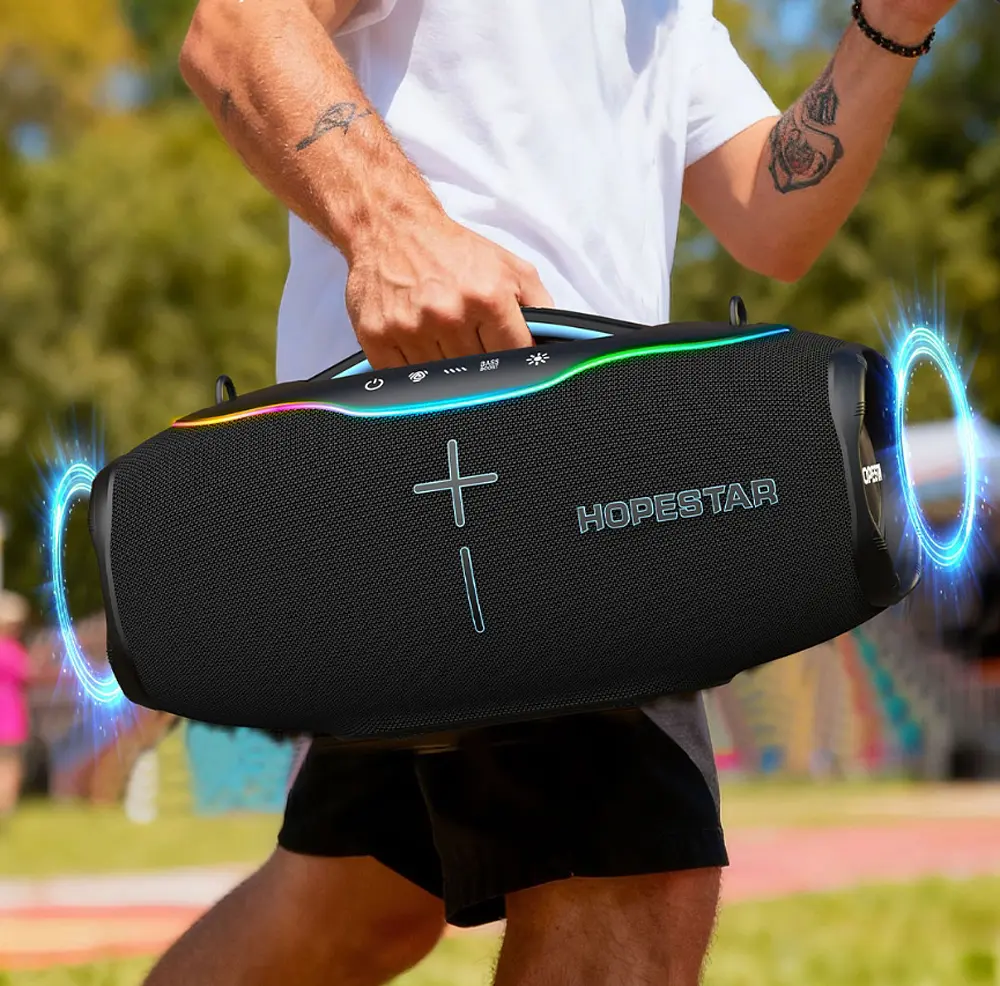 Портативна Bluetooth-колонка Hopestar H90 Black - фото 2