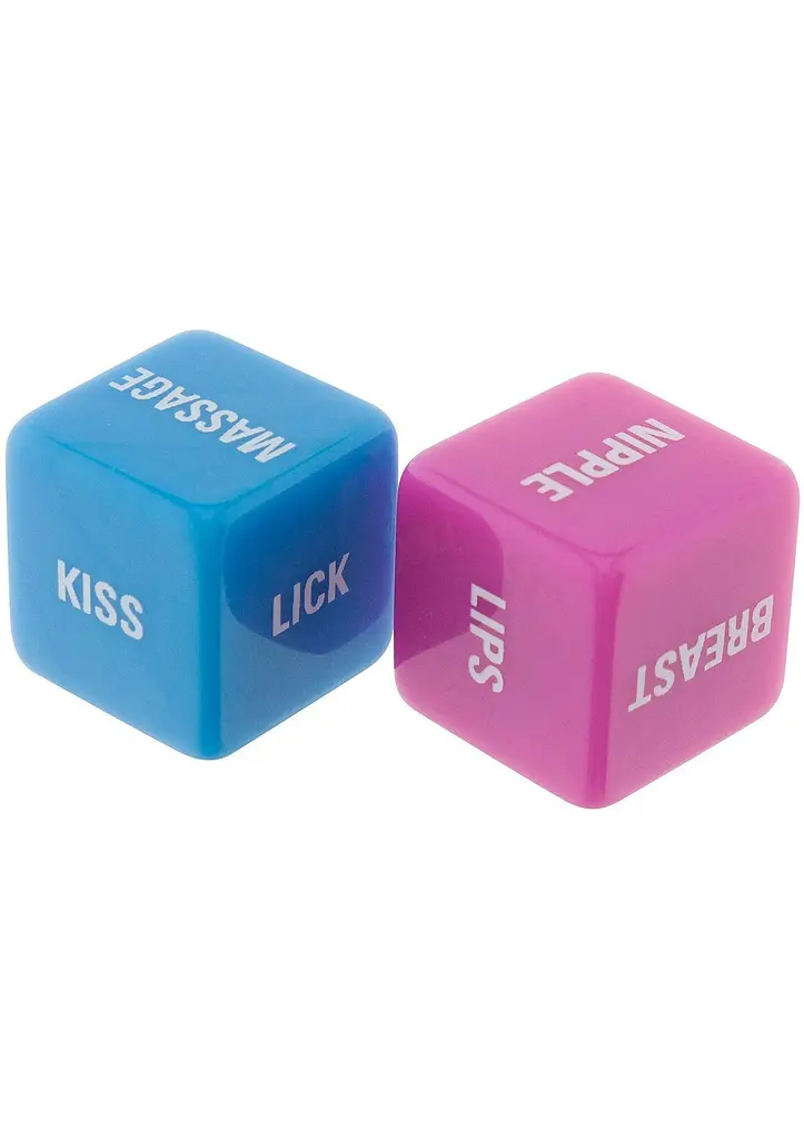 Гральні кубики для сексу ToyJoy Lovers Dice Pink, 1.5 см (рожевий)