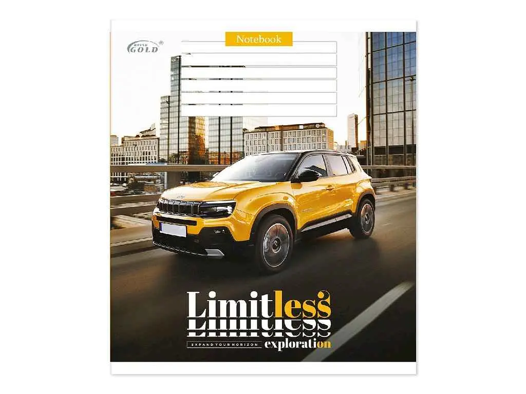 Зошит в клітинку GOLD BRISK 12 арк. 25 шт./уп. ТВ-47 УФ-лак, 60г/м №3503 Драйв - фото 5