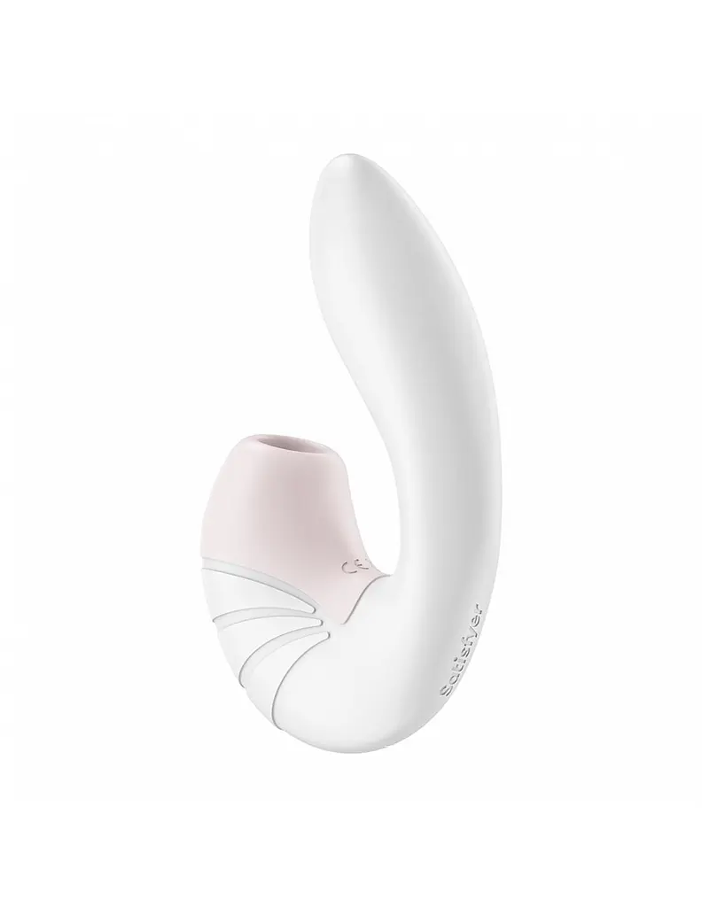 Вакуумный стимулятор клитора с вибрацией Satisfyer Supernova белый - фото 5