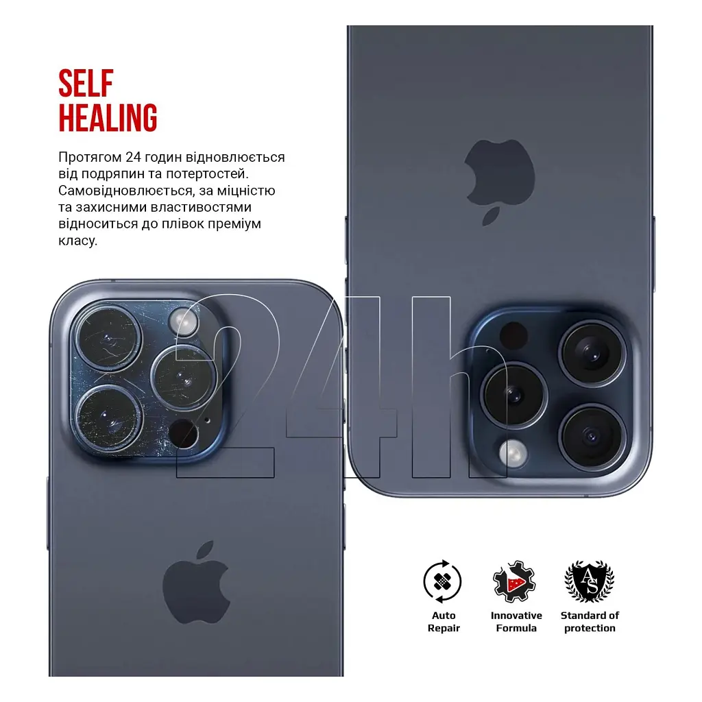 Пленка защитная Armorstandart for Camera Apple iPhone 15 Pro Max 6 pcs (ARM72557) - фото 3