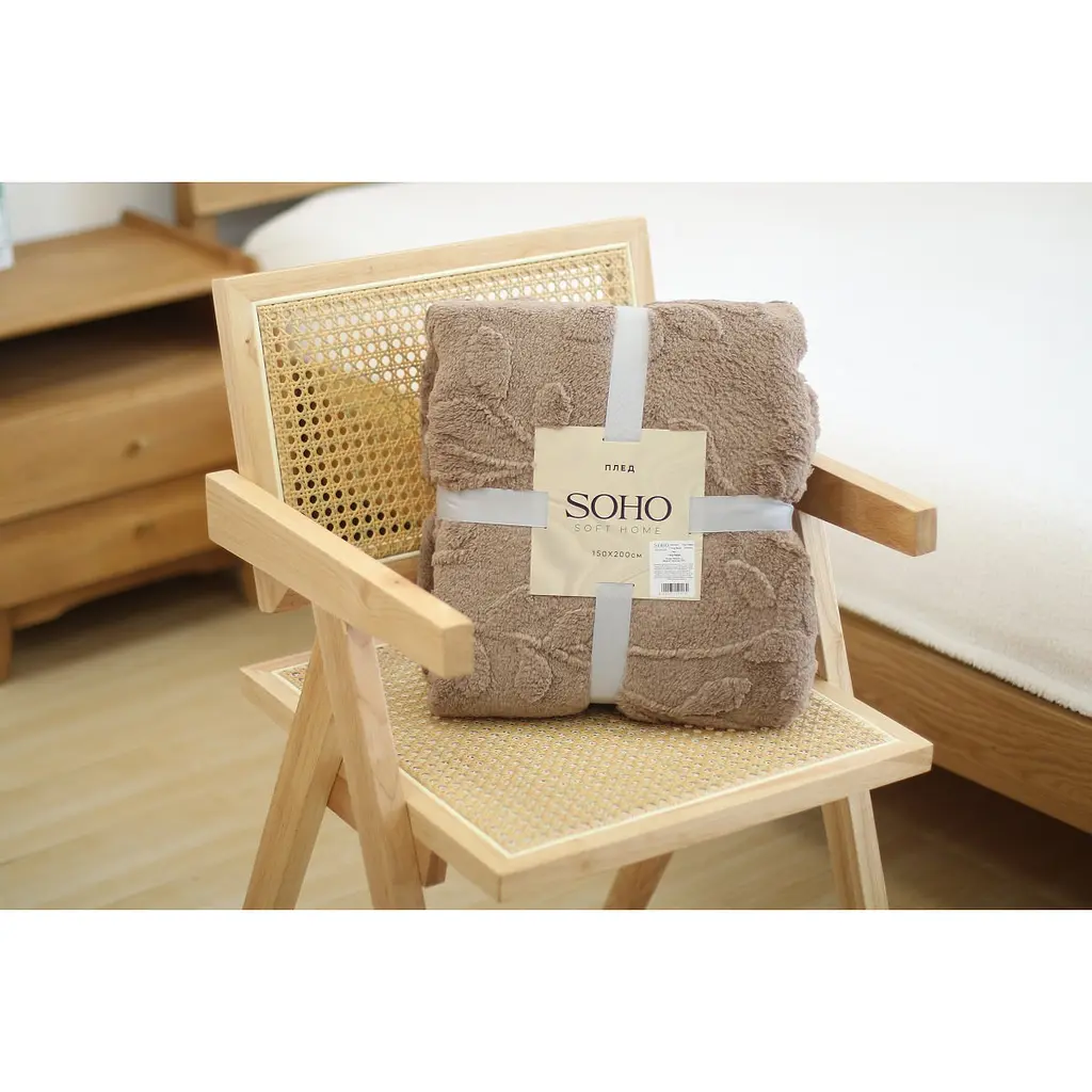 Плед Soho Twig Beige 150х200 см (1 Twig Beige) - фото 3