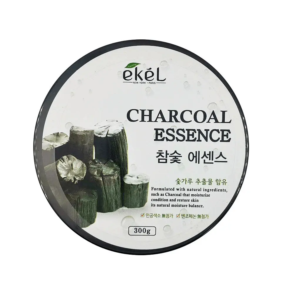 Заспокійливий гель Ekel Charcoal Essence Soothing Gel з деревним вугіллям